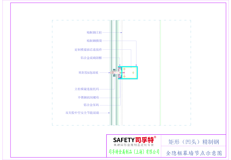 矩形凹頭系列精致鋼型材在幕墻中的運用-司孚特金屬(圖6) 4.4.png