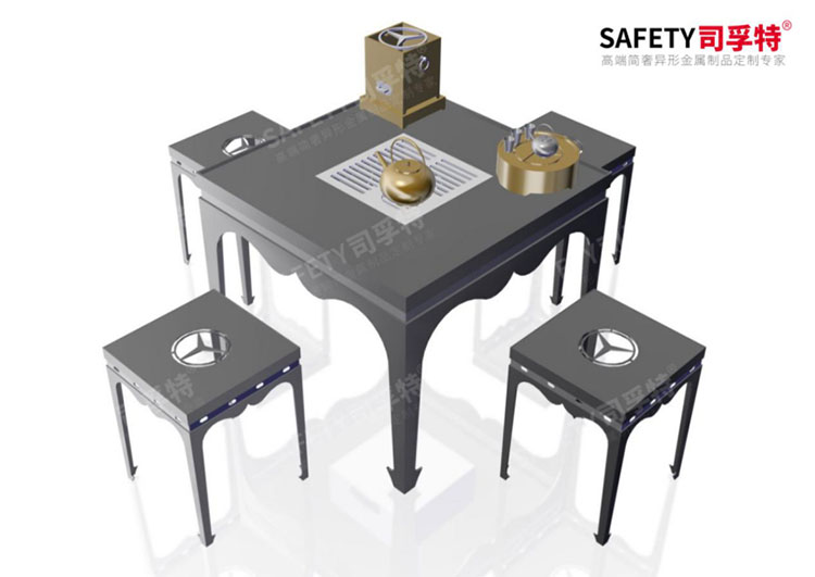 從“火塘烤茶”到“圍爐煮茶”，傳承中華茶文化 [精制鋼圍爐茶桌|炭火爐](圖9)