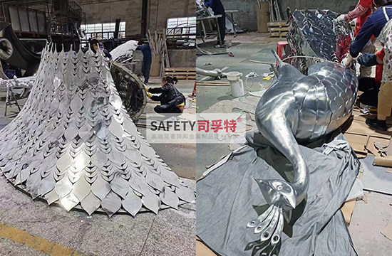 不銹鋼雕塑鋁刻雕塑：現代裝飾裝修新風尚(圖4)