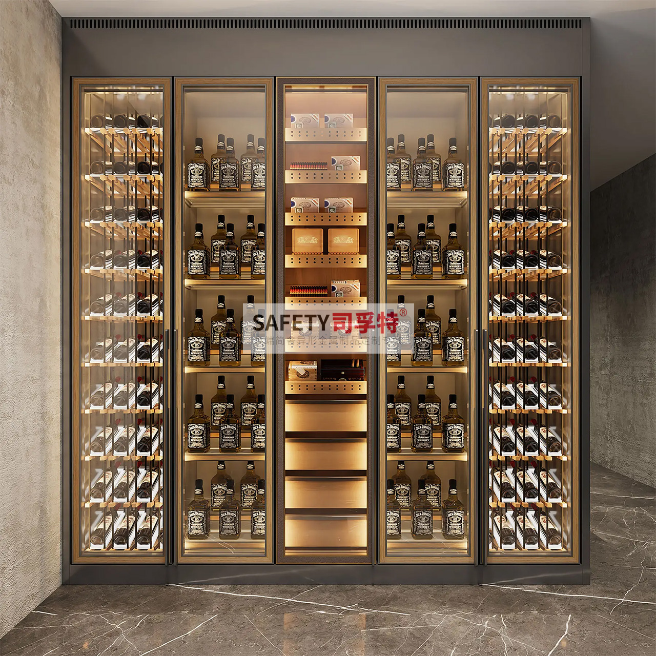 不銹鋼酒柜款式多樣,美觀時尚,經(jīng)久耐用(圖1) 不銹鋼酒柜款式多樣,美觀時尚,經(jīng)久耐用(圖1)