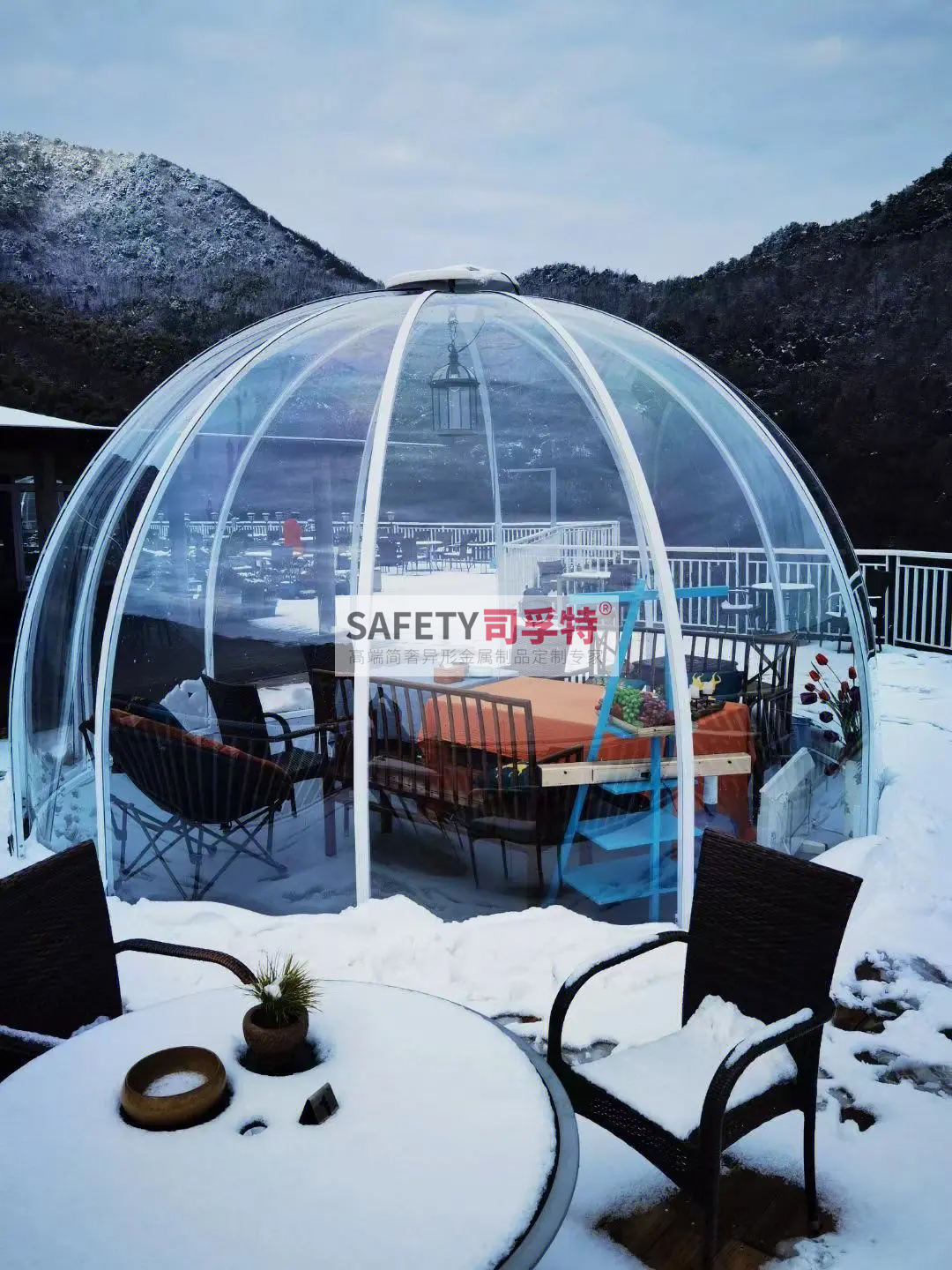 精制鋼透明民宿屋,仰望星空如夢似幻,浪漫至極(圖3) 精制鋼透明民宿屋,仰望星空如夢似幻,浪漫至極(圖3)