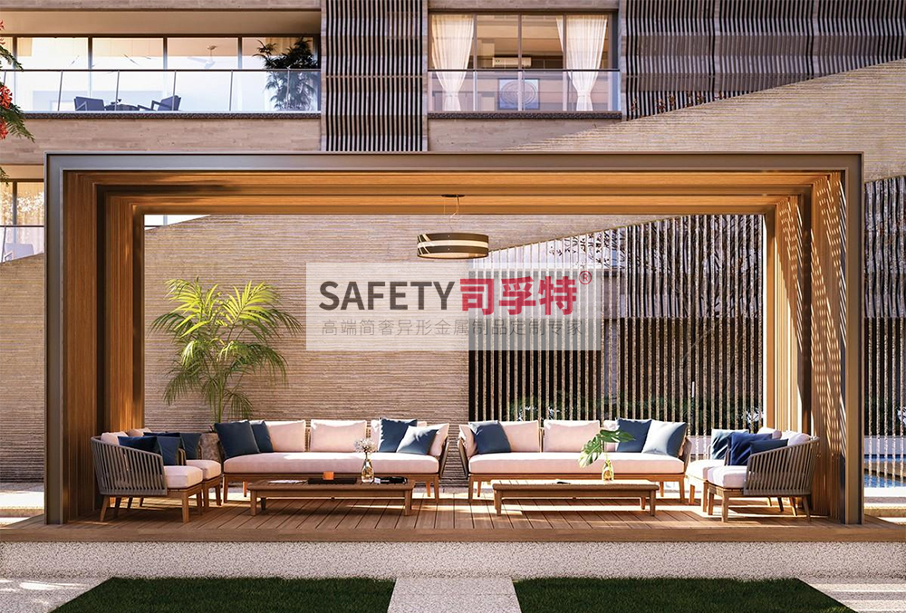 庭院景觀設(shè)計:精制不銹鋼(鋁藝)涼亭搭配智能遮陽(圖3) 庭院景觀設(shè)計:精制不銹鋼(鋁藝)涼亭搭配智能遮陽(圖3)