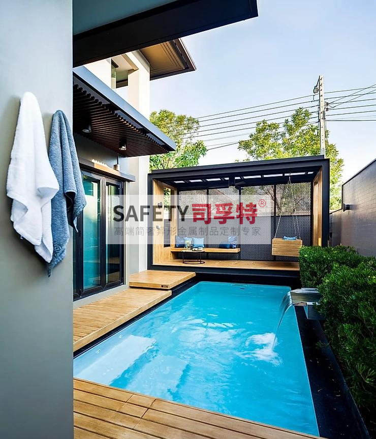 庭院景觀設(shè)計:精制不銹鋼(鋁藝)涼亭搭配智能遮陽(圖8) 庭院景觀設(shè)計:精制不銹鋼(鋁藝)涼亭搭配智能遮陽(圖8)