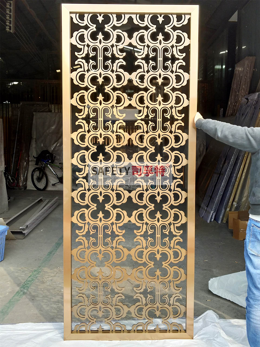 不銹鋼屏風隔斷有哪些特點[司孚特金屬屏風，不銹鋼屏風](圖2)